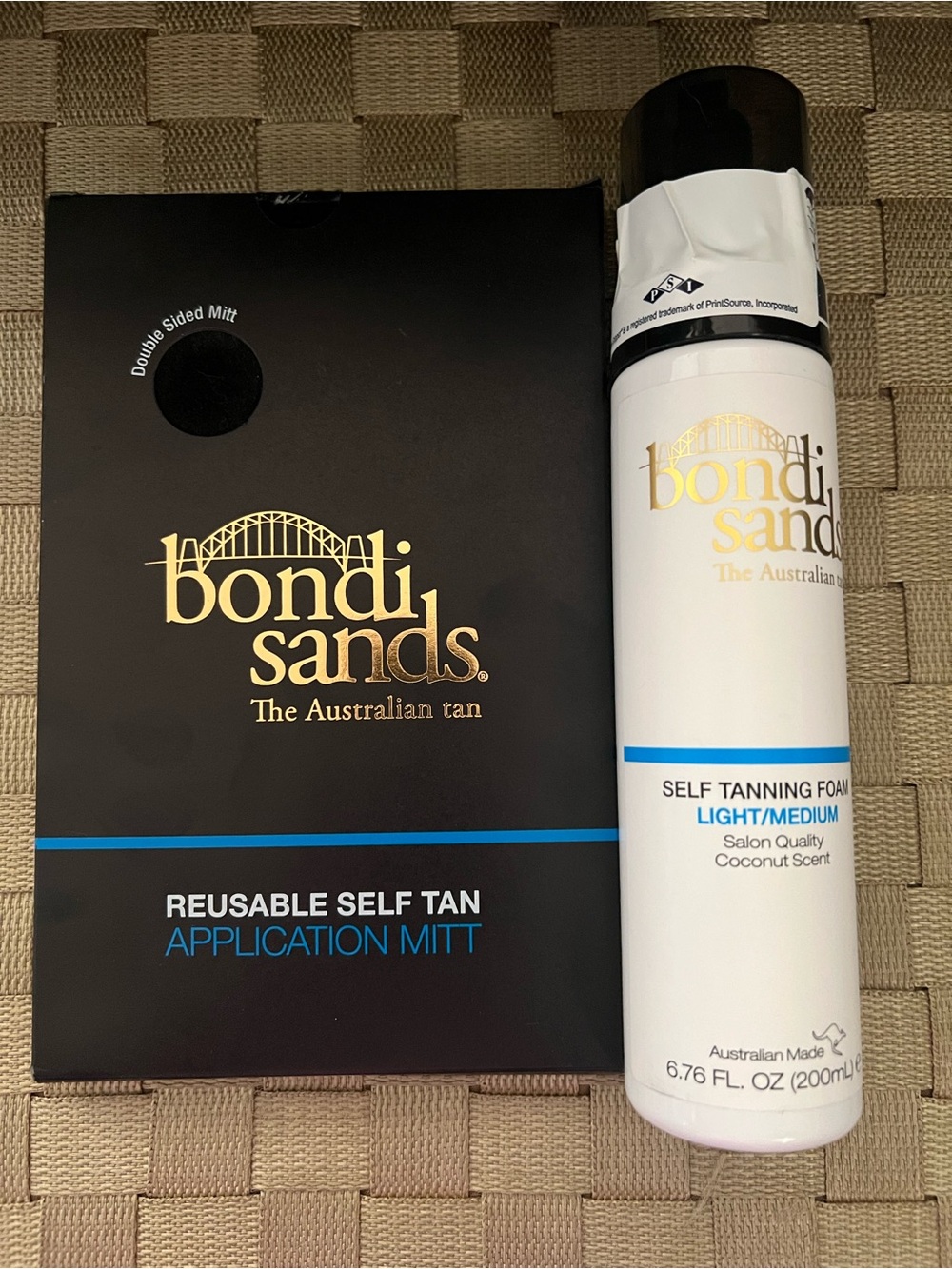 Bondi Sands White & Black Self Tanning Foam with Reusable Mitt